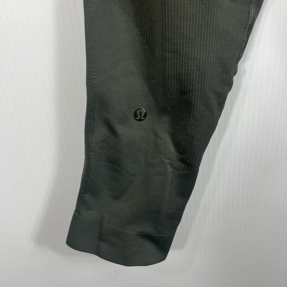 Lululemon Flow‎ & Go Crop Leggings *EST Size 12 Military Green Cropped *READ*